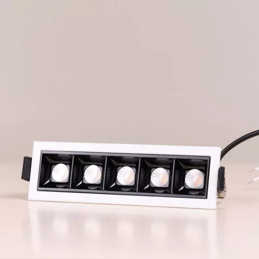 HERA- 7W WHITE/BLACK (3000K, 36° BEAM ANGLE) LED RECESS COB DOWNLIGHTS (DL01-10350)
